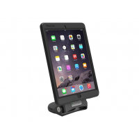 Compulocks Grip & Dock - Universal Secured Tablet Stand - HandHeld Grip and Dock - Stand for tablet - lockable - black - table-top Compulocks Grip & Dock - Universal Secured Tablet Stand - HandHeld Grip and Dock - Stand for tablet - lockable - black - table-top