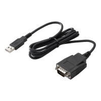 HP - Serial adapter - USB - RS-232 x 1 - black - for HP 280 G3, t628; Elite Slice; EliteOne 1000 G1, 800 G3; ProDesk 600 G3, 600 G4