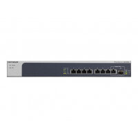 NETGEAR XS508M - Switch - unmanaged - 7 x 10 Gigabit Ethernet + 1 x 10 Gigabit Ethernet / 10 Gigabit Ethernet SFP+ - desktop, rack-mountable NETGEAR XS508M - Switch - unmanaged - 7 x 10 Gigabit Ethernet + 1 x 10 Gigabit Ethernet / 10 Gigabit Ethernet SFP+ - desktop, rack-mountable