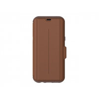 OtterBox Strada Series Folio Samsung Galaxy S8+ - Flip cover for mobile phone - leather, polycarbonate - burnt saddle - for Samsung Galaxy S8+ OtterBox Strada Series Folio Samsung Galaxy S8+ - Flip cover for mobile phone - leather, polycarbonate - burnt saddle - for Samsung Galaxy S8+