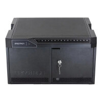 Ergotron Tablet Management Desktop 16 with ISI - Cabinet unit (sync and charge) for 16 tablets - steel, ABS plastic - black - screen size: up to 10" Ergotron Tablet Management Desktop 16 with ISI - Cabinet unit (sync and charge) for 16 tablets - steel, ABS plastic - black - screen size: up to 10"