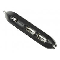 Targus Universal USB Car Charger - Car power adapter - 4.8 A - 2 output connectors (USB) - black - Europe Targus Universal USB Car Charger - Car power adapter - 4.8 A - 2 output connectors (USB) - black - Europe