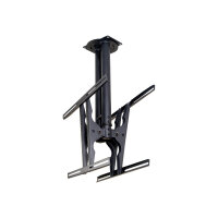 NewStar TV/Monitor Ceiling Mount for Dual 37"-75" Screens (Back to Back), Height Adjustable - Black - Ceiling mount for 2 LCD / plasma panels (Tilt & Swivel) - black - screen size: 37"-75" NewStar TV/Monitor Ceiling Mount for Dual 37"-75" Screens (Back to Back), Height Adjustable - Black - Ceiling mount for 2 LCD / plasma panels (Tilt & Swivel) - black - screen size: 37"-75"