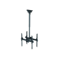 NewStar NeoMounts TV/Monitor Ceiling Mount for Dual 32"-60" Screens (Back to Back), Height Adjustable - Black - Ceiling mount for 2 LCD displays - black - screen size: 32"-60" NewStar NeoMounts TV/Monitor Ceiling Mount for Dual 32"-60" Screens (Back to Back), Height Adjustable - Black - Ceiling mount for 2 LCD displays - black - screen size: 32"-60"