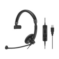 Sennheiser SC 45 USB CTRL - Culture Plus Mobile - headset - on-ear - wired - black Sennheiser SC 45 USB CTRL - Culture Plus Mobile - headset - on-ear - wired - black