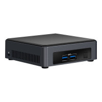Intel Next Unit of Computing Kit NUC7i3DNKE - Barebone - Mini Desktop PC - 1 x Core i3 7100U / 2.4 GHz - HD Graphics 620 - GigE - WLAN: 802.11a/b/g/n/ac, Bluetooth 4.2 Intel Next Unit of Computing Kit NUC7i3DNKE - Barebone - Mini Desktop PC - 1 x Core i3 7100U / 2.4 GHz - HD Graphics 620 - GigE - WLAN: 802.11a/b/g/n/ac, Bluetooth 4.2