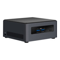 Intel Next Unit of Computing Kit NUC7i5DNHE - Barebone - Mini Desktop PC - 1 x Core i5 7300U / 2.6 GHz - HD Graphics 620 - GigE - WLAN: 802.11a/b/g/n/ac, Bluetooth 4.2 - vPro Intel Next Unit of Computing Kit NUC7i5DNHE - Barebone - Mini Desktop PC - 1 x Core i5 7300U / 2.6 GHz - HD Graphics 620 - GigE - WLAN: 802.11a/b/g/n/ac, Bluetooth 4.2 - vPro