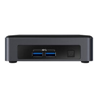 Intel Next Unit of Computing Kit NUC7i7DNKE - Barebone - Mini Desktop PC - 1 x Core i7 8650U / 1.9 GHz - UHD Graphics 620 - GigE - WLAN: 802.11a/b/g/n/ac, Bluetooth 4.2 - vPro Intel Next Unit of Computing Kit NUC7i7DNKE - Barebone - Mini Desktop PC - 1 x Core i7 8650U / 1.9 GHz - UHD Graphics 620 - GigE - WLAN: 802.11a/b/g/n/ac, Bluetooth 4.2 - vPro