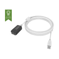 Vision Techconnect - USB extension cable - USB (F) to USB (M) - USB 2.0 - 3 m - active - white Vision Techconnect - USB extension cable - USB (F) to USB (M) - USB 2.0 - 3 m - active - white