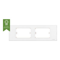 VISION TechConnect 3 BE frame - Cable raceway faceplate - 2-gang VISION TechConnect 3 BE frame - Cable raceway faceplate - 2-gang