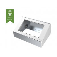 VISION TechConnect 3 2-Gang Table-Mounted Backbox - Back box - desk mountable - white - 2-gang VISION TechConnect 3 2-Gang Table-Mounted Backbox - Back box - desk mountable - white - 2-gang