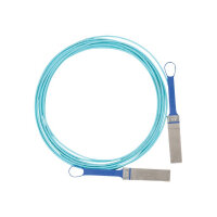 Mellanox LinkX - InfiniBand cable - QSFP+ (M) to QSFP+ (M) - 3 m - fibre optic - SFF-8665/IEEE 802.3bm - active, halogen-free Mellanox LinkX - InfiniBand cable - QSFP+ (M) to QSFP+ (M) - 3 m - fibre optic - SFF-8665/IEEE 802.3bm - active, halogen-free