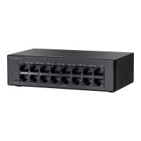 Cisco Small Business SF110D-16 - Switch - unmanaged - 16 x 10/100 - desktop, wall-mountable