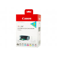 Canon CLI-42 BK/GY/LG/C/M/Y/PC/PM ( 6384B010 ) 8 Colours: BK/GY/LG/C/M/Y/PC/PM Ink Cartridge Original - for PIXMA PRO-100, PRO