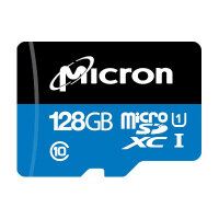 Micron - Flash memory card - 128 GB - A1 / UHS-I U1 / Class10 - microSDXC UHS-I Micron - Flash memory card - 128 GB - A1 / UHS-I U1 / Class10 - microSDXC UHS-I