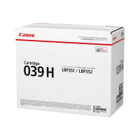 Canon 039 H - Black - original - toner cartridge - for imageCLASS LBP351dn, LBP351x, LBP352dn, LBP352x; i-SENSYS LBP351x, LBP352x; Satera LBP351i