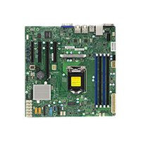 SUPERMICRO X11SSM-F - Motherboard - micro ATX - LGA1151 Socket - C236 - USB 3.0 - 2 x Gigabit LAN - onboard graphics SUPERMICRO X11SSM-F - Motherboard - micro ATX - LGA1151 Socket - C236 - USB 3.0 - 2 x Gigabit LAN - onboard graphics