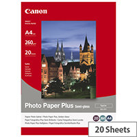 Canon Photo Paper Plus SG-201 Semi-glossy A3 (297 x 420 mm) 260 g/m² 20 Sheet(s) Photo Paper