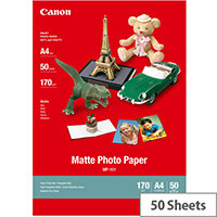 Canon MP-101 Photo Paper Matte A4 (210 x 297 mm) 50 Sheet(s) Photo Paper