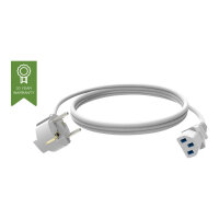 Vision Techconnect TC 2MEUIEC - Power cable - IEC 60320 C13 to CEE 7/7 (M) - AC 250 V - 16 A - 2 m - white - Europe (excluding UK) Vision Techconnect TC 2MEUIEC - Power cable - IEC 60320 C13 to CEE 7/7 (M) - AC 250 V - 16 A - 2 m - white - Europe (excluding UK)