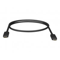 Vision Techconnect - USB cable - USB-C (M) to USB-C (M) - USB 3.1 Gen 2 / Thunderbolt 3 / DisplayPort - 3 A - 1 m - black Vision Techconnect - USB cable - USB-C (M) to USB-C (M) - USB 3.1 Gen 2 / Thunderbolt 3 / DisplayPort - 3 A - 1 m - black