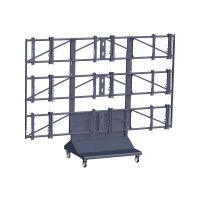 Vogel's Professional PFT 8810 - Cart for 3x3 video wall / AV System - black - screen size: 46"-55" Vogel's Professional PFT 8810 - Cart for 3x3 video wall / AV System - black - screen size: 46"-55"
