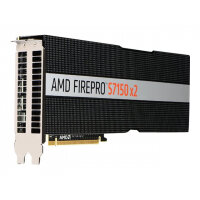 AMD FirePro S7150 x2 - Graphics card - 2 GPUs - FirePro S7150 - 16 GB GDDR5 - PCIe 3.0 x16 - fanless AMD FirePro S7150 x2 - Graphics card - 2 GPUs - FirePro S7150 - 16 GB GDDR5 - PCIe 3.0 x16 - fanless