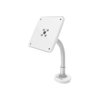 Compulocks Flex Arm - VESA Counter Top Kiosk Mount - White - Mounting kit (flexible arm) for tablet - steel - white - wall-mountable