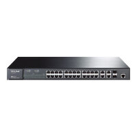 TP-Link JetStream TL-SL3428 - Switch - Managed - 24 x 10/100 + 4 x 10/100/1000 + 2 x combo Gigabit SFP - rack-mountable TP-Link JetStream TL-SL3428 - Switch - Managed - 24 x 10/100 + 4 x 10/100/1000 + 2 x combo Gigabit SFP - rack-mountable