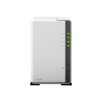 Synology Disk Station DS218j - NAS server - 2 bays - SATA 6Gb/s - RAID 0, 1, JBOD - RAM 512 MB - Gigabit Ethernet - iSCSI Synology Disk Station DS218j - NAS server - 2 bays - SATA 6Gb/s - RAID 0, 1, JBOD - RAM 512 MB - Gigabit Ethernet - iSCSI