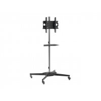 Mount Massive TRL1-44 PRO display trolley - Cart for LCD / plasma panel - black, silver - screen size: 32"-55" - mounting interface: up to 400 x 400 mm Mount Massive TRL1-44 PRO display trolley - Cart for LCD / plasma panel - black, silver - screen size: 32"-55" - mounting interface: up to 400 x 400 mm