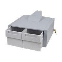 Ergotron StyleView Primary Double Tall - Mounting component (2 drawers module) - lockable - medical - grey, white - cart mountable Ergotron StyleView Primary Double Tall - Mounting component (2 drawers module) - lockable - medical - grey, white - cart mountable
