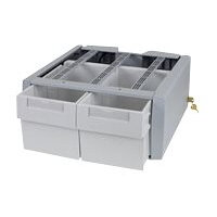 Ergotron StyleView SV43/44 Series Supplemental Double Tall - Mounting component (2 drawers module) - lockable - medical - grey, white - cart mountable Ergotron StyleView SV43/44 Series Supplemental Double Tall - Mounting component (2 drawers module) - lockable - medical - grey, white - cart mountable