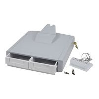 Ergotron StyleView Primary Double Drawer - Mounting component (drawer module) - lockable - medical - grey, white - cart mountable Ergotron StyleView Primary Double Drawer - Mounting component (drawer module) - lockable - medical - grey, white - cart mountable