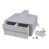 Ergotron StyleView Primary Double Tall Drawer - Mounting component (2 drawers module, drawer divider) for medication - lockable - medical - grey, white - cart mountable Ergotron StyleView Primary Double Tall Drawer - Mounting component (2 drawers module, drawer divider) for medication - lockable - medical - grey, white - cart mountable