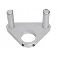 Ergotron LX Two-Stop Rotational Control Kit - Mounting component (wrench, screws, collar, 2 stop posts) - anodized silver - pole mount
