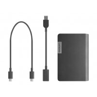 Lenovo Laptop Power Bank - External battery pack - 1 x 14000 mAh 48 Wh - gun metal - for 330-15; ThinkPad E48X; E490; E590; L390; L390 Yoga; L580; T490; T590; X390; Yoga C930-13 Lenovo Laptop Power Bank - External battery pack - 1 x 14000 mAh 48 Wh - gun metal - for 330-15; ThinkPad E48X; E490; E590; L390; L390 Yoga; L580; T490; T590; X390; Yoga C930-13