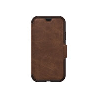 OtterBox Strada - Flip cover for mobile phone - espresso - for Apple iPhone XS OtterBox Strada - Flip cover for mobile phone - espresso - for Apple iPhone XS