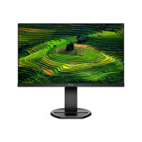 Philips B Line 241B8QJEB - LED Monitor - Screen Size 24 Inches - 1920 x 1080 Full HD (1080p) - 16:9 Ratio - USB 3.0, HDMI, DVI-D, VGA, DisplayPort - Headphones Port, Speakers - Colour: Black