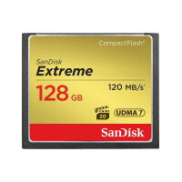 SanDisk Extreme - Flash memory card - 128 GB - 567x - CompactFlash