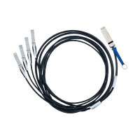 Mellanox Hybrid Passive Copper - InfiniBand cable - QSFP+ (M) to SFP+ (M) - 1 m - SFF-8431/SFF-8436 - passive Mellanox Hybrid Passive Copper - InfiniBand cable - QSFP+ (M) to SFP+ (M) - 1 m - SFF-8431/SFF-8436 - passive