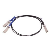 Mellanox LinkX Passive Copper Hybrid ETH - Network cable - QSFP28 (M) to QSFP28 (M) - 2.5 m - SFF-8665/IEEE 802.3bj/IEEE P802.3by - passive - black Mellanox LinkX Passive Copper Hybrid ETH - Network cable - QSFP28 (M) to QSFP28 (M) - 2.5 m - SFF-8665/IEEE 802.3bj/IEEE P802.3by - passive - black