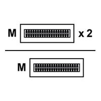 Mellanox LinkX Passive Copper Hybrid ETH - Network cable - QSFP28 (M) to QSFP28 (M) - 3 m - SFF-8665/IEEE 802.3bj/IEEE P802.3by - passive - black Mellanox LinkX Passive Copper Hybrid ETH - Network cable - QSFP28 (M) to QSFP28 (M) - 3 m - SFF-8665/IEEE 802.3bj/IEEE P802.3by - passive - black