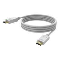 Vision Mounts - Display cable - DisplayPort (M) to HDMI (M) - 3 m - 4K support - white Vision Mounts - Display cable - DisplayPort (M) to HDMI (M) - 3 m - 4K support - white