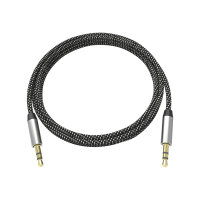 VISION Professional Premium Braided - Audio cable - mono mini jack (M) to mono mini jack (M) - 2 m - black, white VISION Professional Premium Braided - Audio cable - mono mini jack (M) to mono mini jack (M) - 2 m - black, white