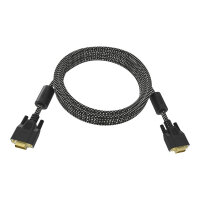 Vision Professional Premium Braided - VGA cable - HD-15 (VGA) (M) to HD-15 (VGA) (M) - 15 m - thumbscrews Vision Professional Premium Braided - VGA cable - HD-15 (VGA) (M) to HD-15 (VGA) (M) - 15 m - thumbscrews