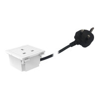 VISION TechConnect 3 UK Power module - Modular facility plate snap-in - power BS1363 VISION TechConnect 3 UK Power module - Modular facility plate snap-in - power BS1363