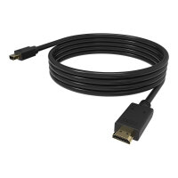 VISION Professional - Video cable - DisplayPort / HDMI - Mini DisplayPort (M) to HDMI (F) - 2 m - black - 4K support VISION Professional - Video cable - DisplayPort / HDMI - Mini DisplayPort (M) to HDMI (F) - 2 m - black - 4K support
