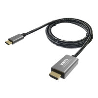 VISION - Video interface converter - HDMI / USB - USB-C (M) to HDMI (M) - 2 m - braided - 4K support VISION - Video interface converter - HDMI / USB - USB-C (M) to HDMI (M) - 2 m - braided - 4K support
