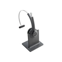 Cisco 561 Wireless Single - Headset - on-ear - convertible - DECT 6.0 - wireless - with Multibase Station - for Webex Board 55, Board 70, Board 85, Codec Pro - No Radio, Room 55, Room 70, Room Kit Mini Cisco 561 Wireless Single - Headset - on-ear - convertible - DECT 6.0 - wireless - with Multibase Station - for Webex Board 55, Board 70, Board 85, Codec Pro - No Radio, Room 55, Room 70, Room Kit Mini